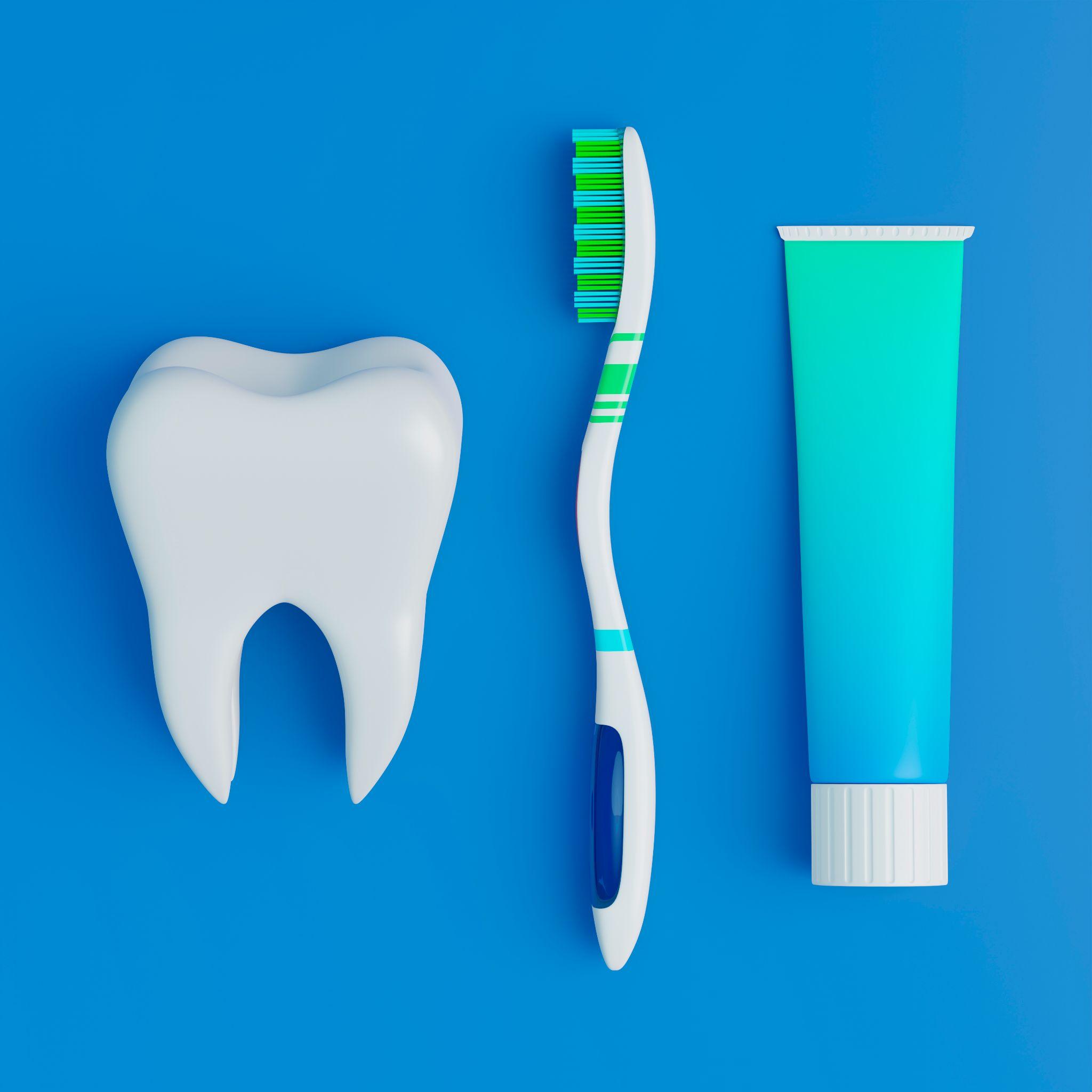 dental hygiene concept with tooth